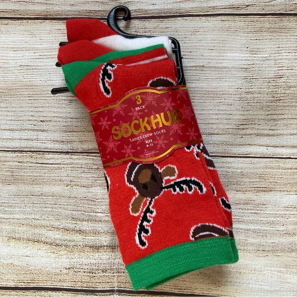 Accessories - Sock Hub Women’s Christmas Holiday Crew Socks NWT